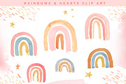 Rainbow Watercolor Clip Art, an Object Graphic by Hello Muse Design (Thumbnail 2 of 5)