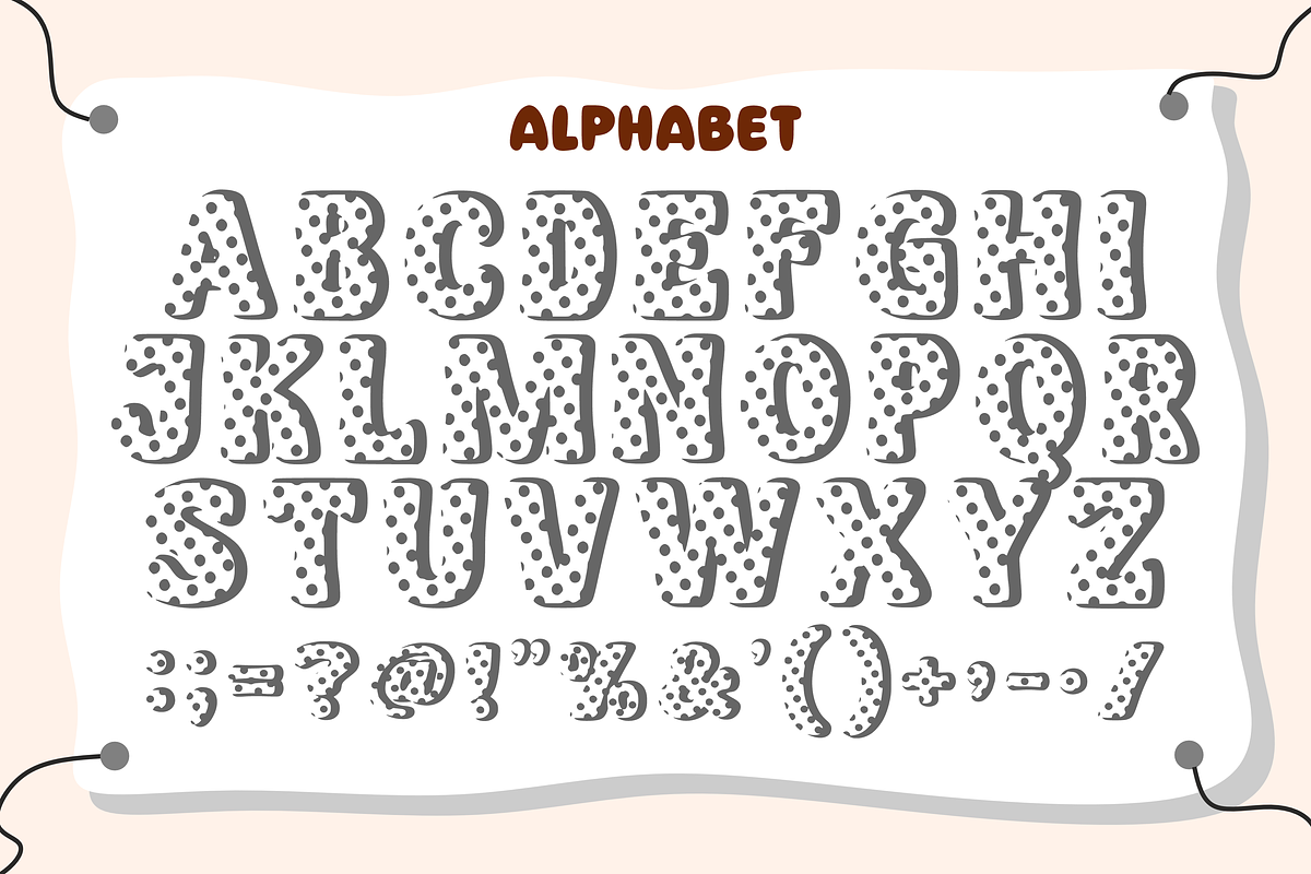 Clown Sketch - Clown Font Types, a Font by KiddoGlyphs Studio (Photo 3 of 3)