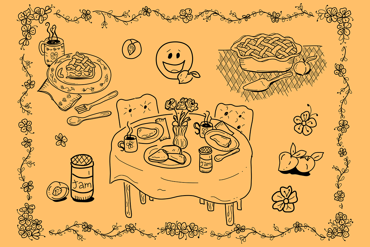 From Blossoms to Jam Illustrations, a Food Illustration by AJ Doodles (Photo 2 of 17)