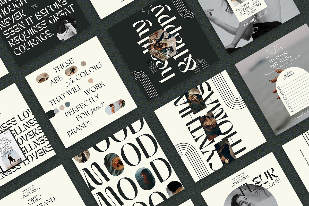 Fleur - 6 in 1 Canva Creator Pack, a Templates & Theme by SilverStag Type Foundry (Photo 18 of 31)