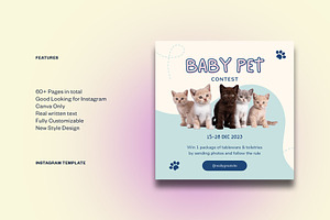 Pet Shop Instagram CANVA Template