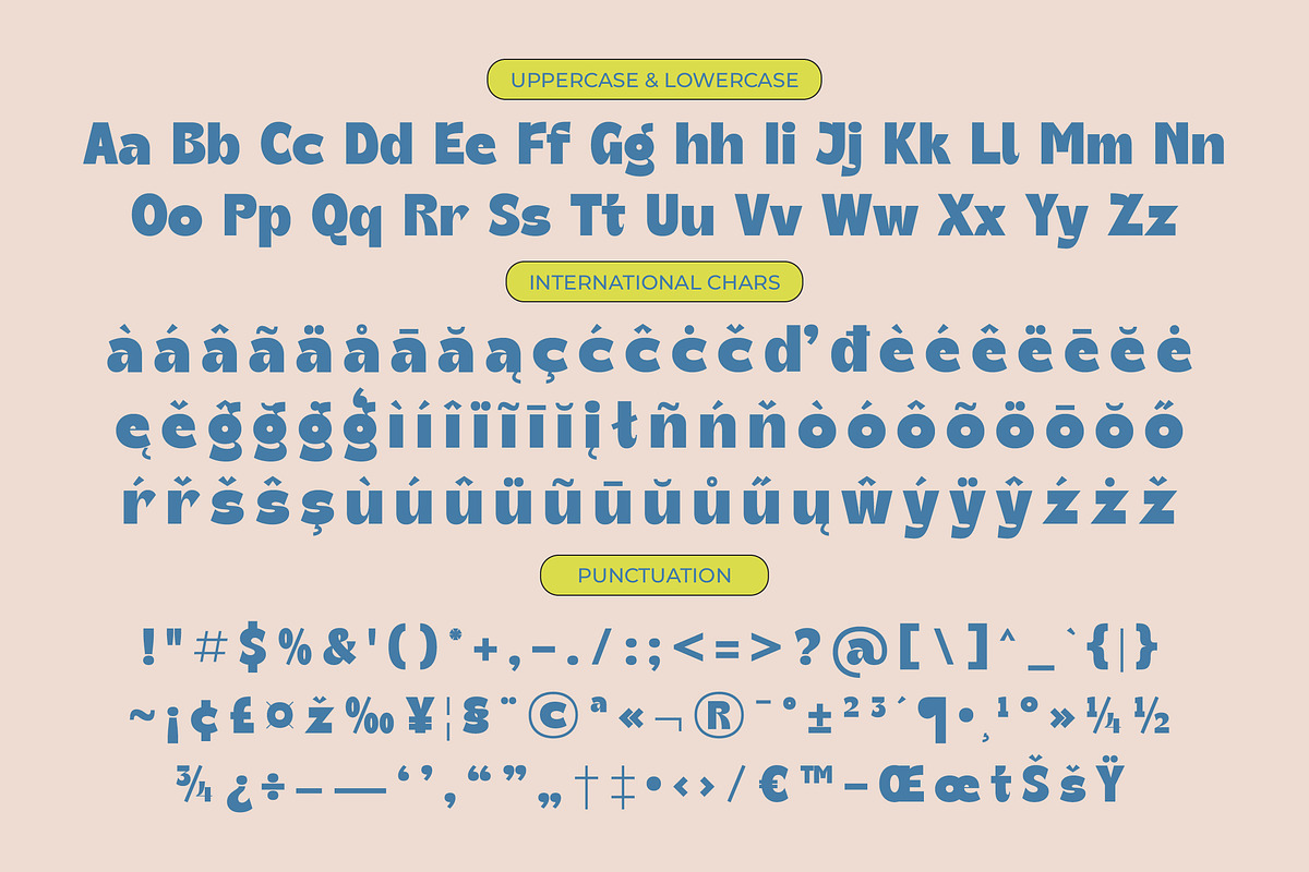 Theleo Blues Bold Retro Sans, a Serif Font by timelesstype.co (Photo 19 of 20)