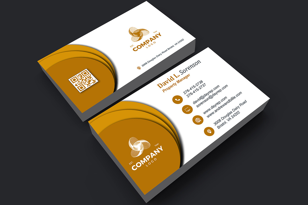 Urban Property Agent Card PSD preview 4