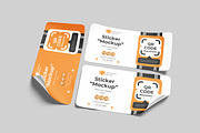 Sticker Mockup, a Product Mockup by bimockup (Thumbnail 6 of 6)