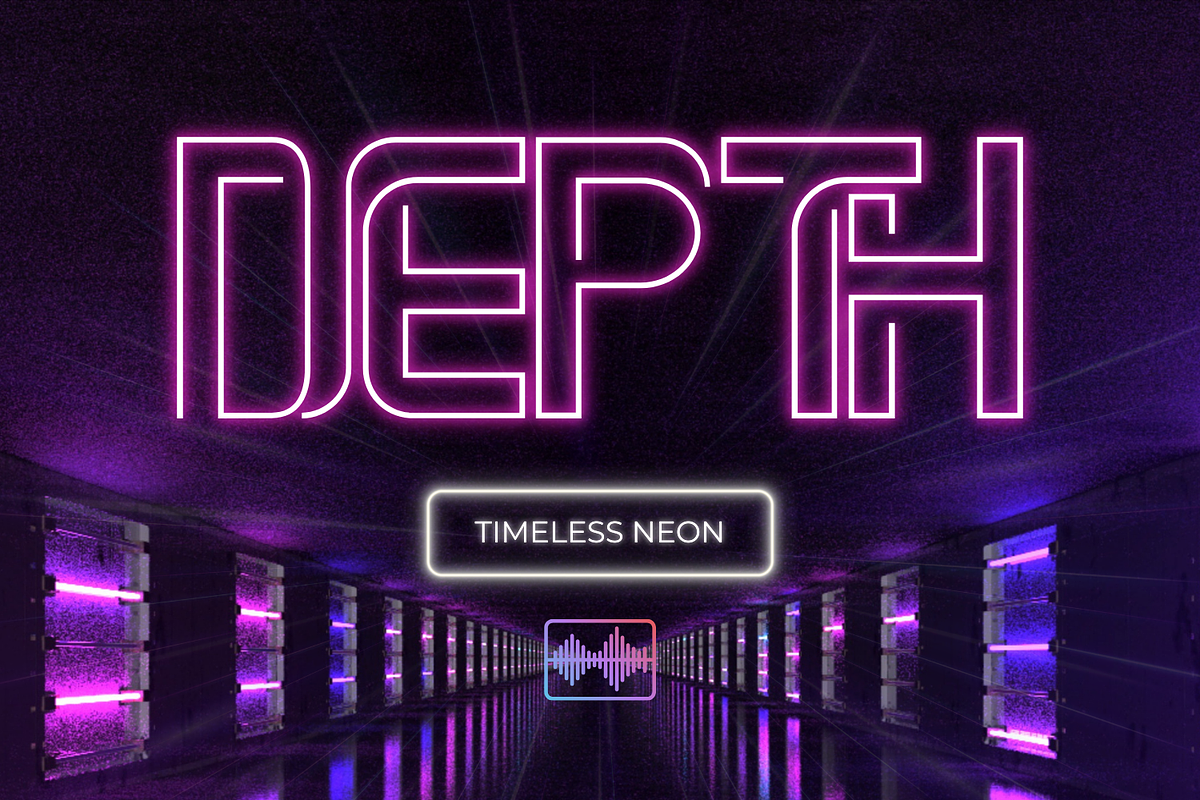 Timeless Neon Font, a Sans Serif Font by 177Studio (Photo 3 of 8)