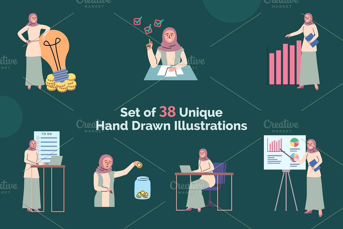 Muslim Female Entrepreneurs, an Object Graphic by 35lab (Photo 2 of 7)