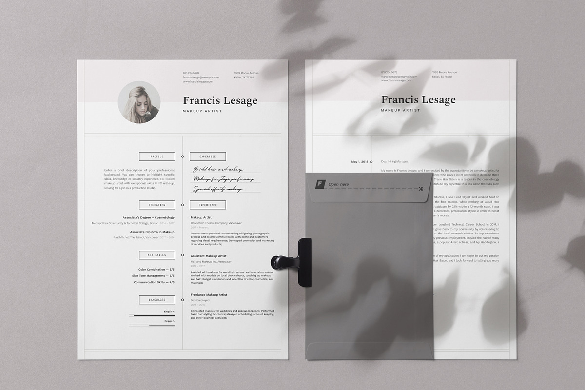 Resume Template • Francis, a Resume Template by Botanica Paperie (Photo 1 of 4)