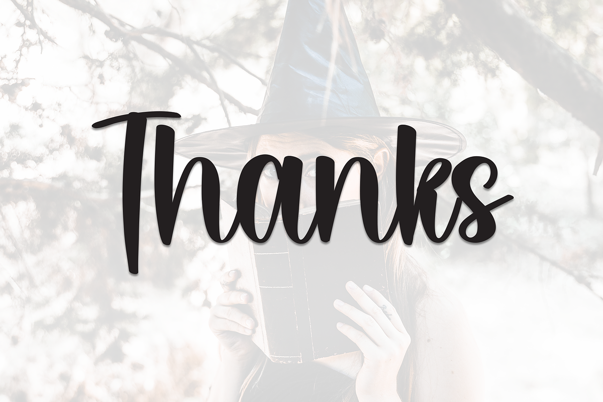 Santa Witches | Script Font, a Handwritten Font by Scratchones (Photo 9 of 9)