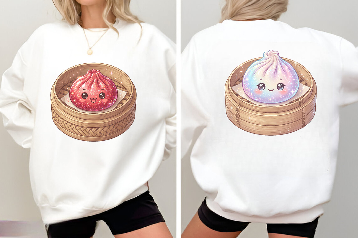 Glitter Dumpling PNG Bundle, a Seasonal Illustration by CraftArtStudio (Photo 2 of 4)