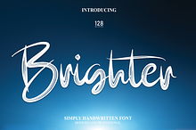 Brighter | Script Font