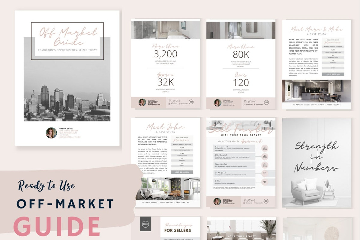 Editable Off-Market Guide CANVA, a Flyer Template by RealEstateDreams (Photo 4 of 4)