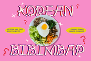 Hangeul - Korean Display Font, a Handwritten Font by Pandeka Studio (Thumbnail 2 of 9)