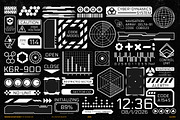 Neobrutalism Futuristic HUD Graphic, an Object Graphic by Sundaylab (Thumbnail 1 of 3)