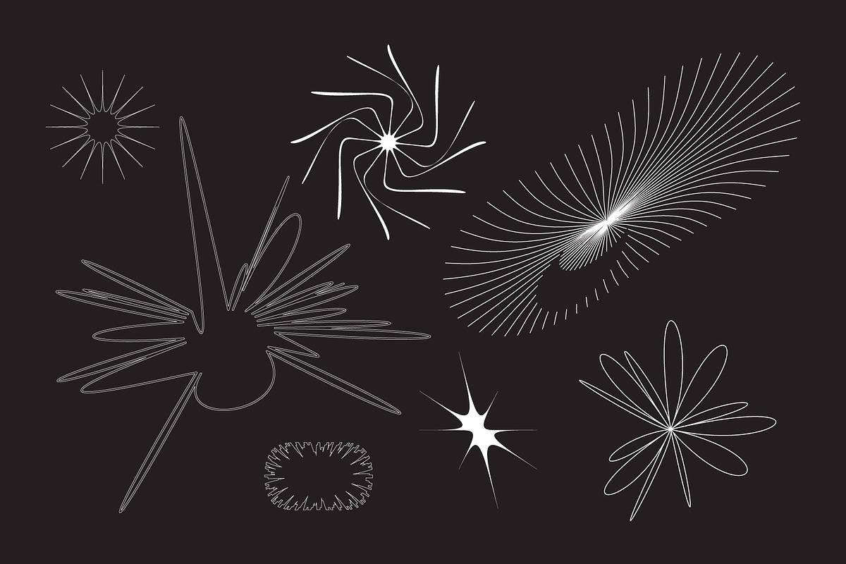 111 Strange Vector Shapes, a Background Graphic by Vanzyst