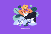 Personal development concept set, a Person Illustration by PaperTrident (Thumbnail 26 of 27)