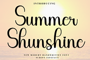 Summer Shunshine, a Handwritten Font by InermediaSTUDIO (Thumbnail 1 of 8)