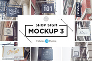 Store sign mockup shop mockups, an Advertising Mockup by Itsmesimon (Thumbnail 1 of 7)