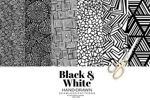 Black & White Hand-drawn Patterns