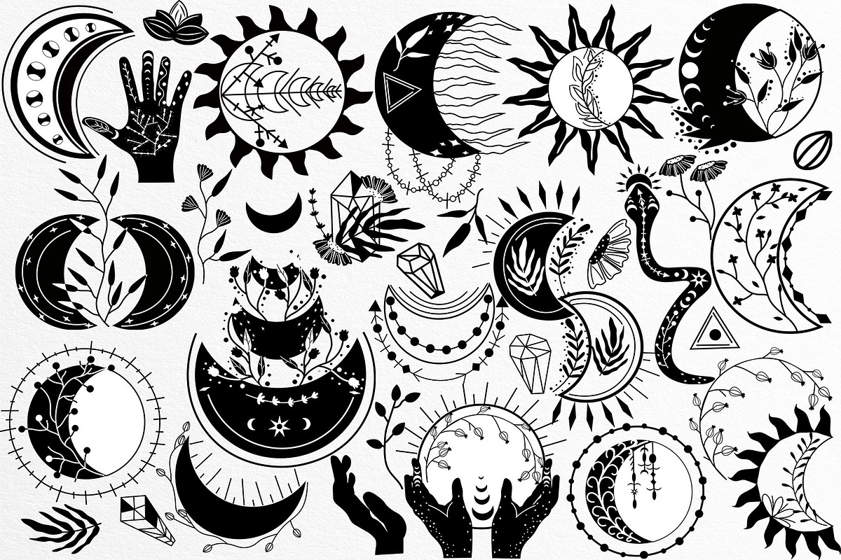 CELESTIAL MOON, MAGIC LUNAR, an Illustration by Usis (Photo 8 of 26)