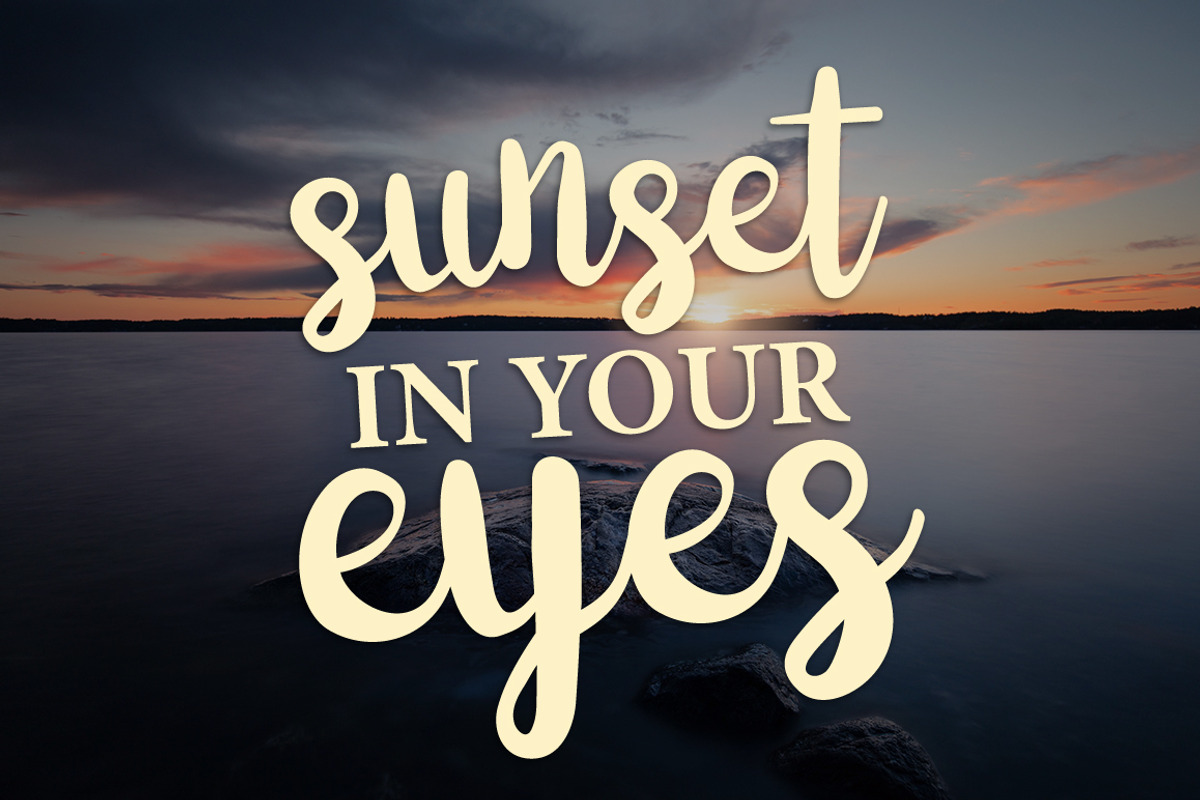 Universe Brush Font preview 6