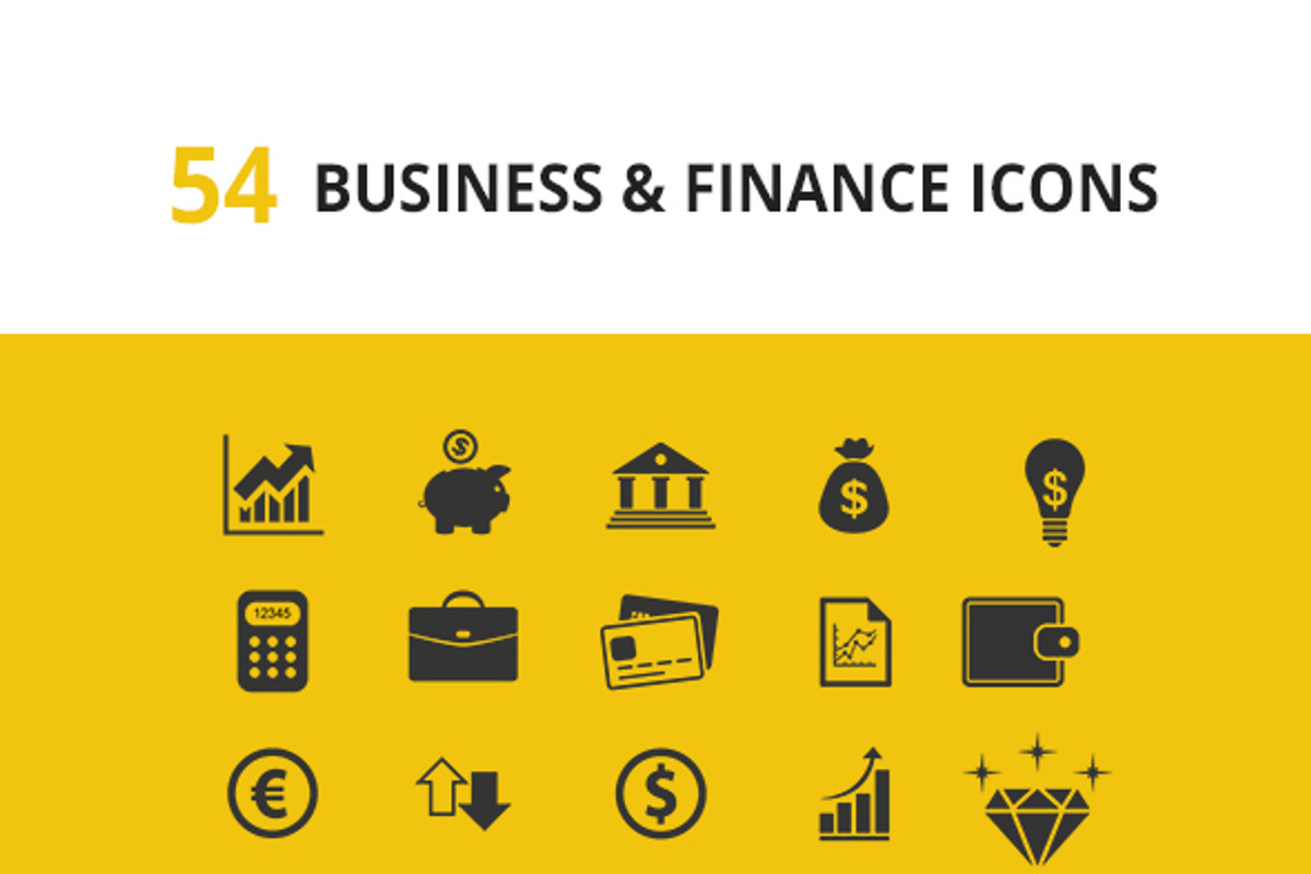 Auto, Finance-Buss & Medical Icons, an Icon by DesignMarket (Photo 2 of 3)
