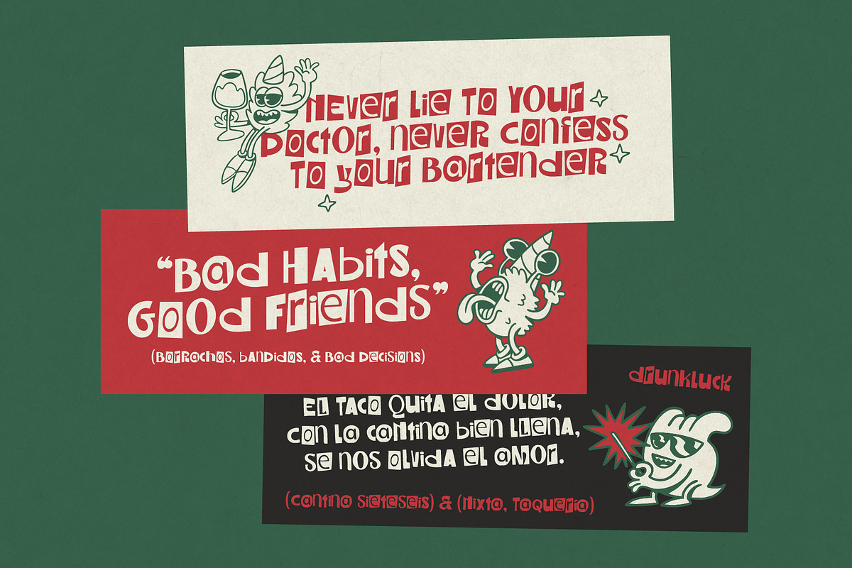 ST Wooble Ransom – Experimental Font, a Sans Serif Font by Type it Easy (Photo 6 of 11)
