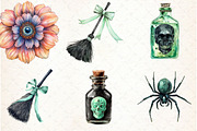 Pastel Halloween Clipart Bundle, an Illustration by Libby Wishes (Thumbnail 6 of 6)