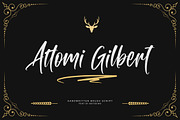 Attomi Gilbert, a Script Font by Motokiwo (Thumbnail 1 of 9)