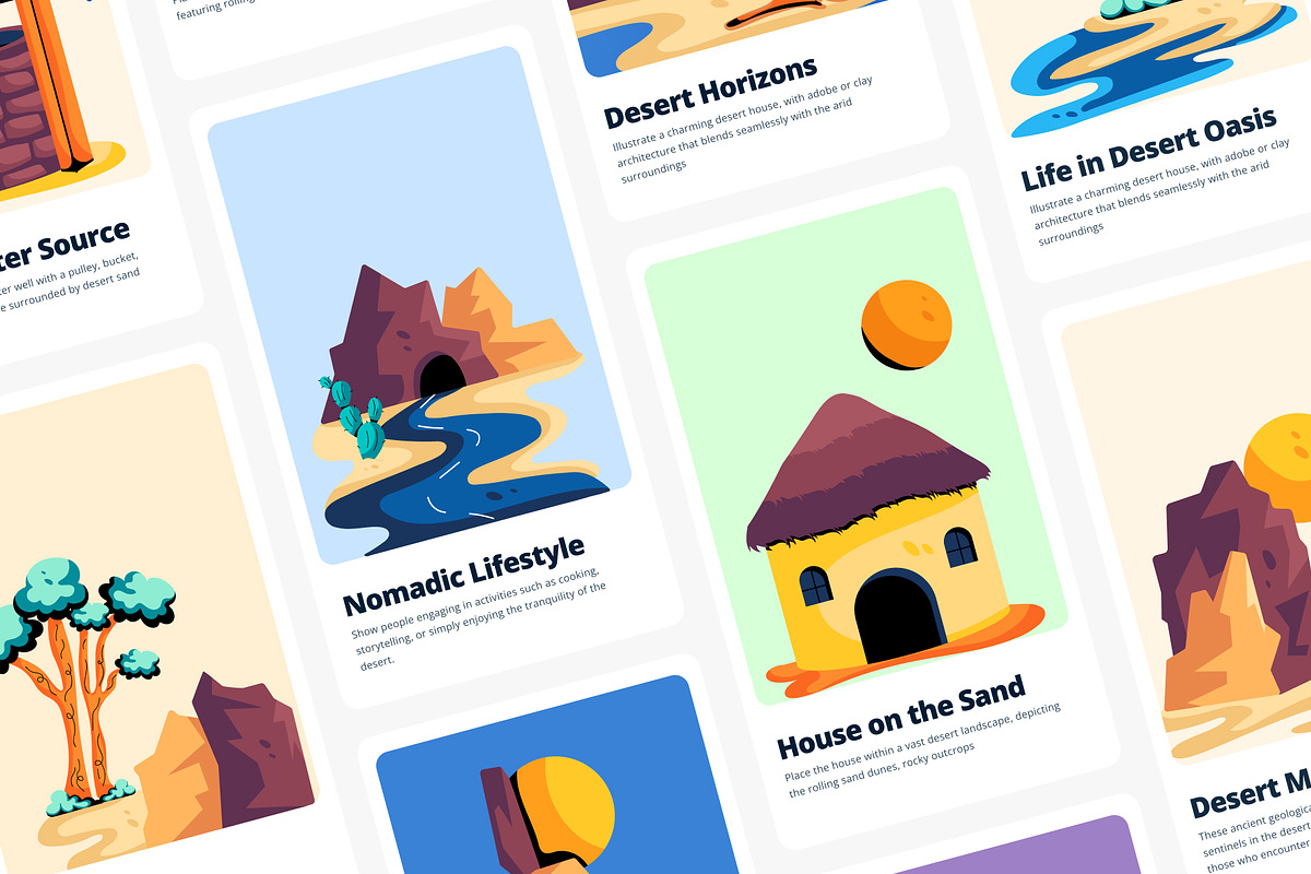 Flat Desert Icons, a Duotone Icon by Prosymbols (Photo 3 of 17)