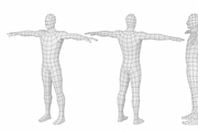 Natural Male T-Pose in 5 Topologies, a 3D by VK Studio (Thumbnail 12 of 21)