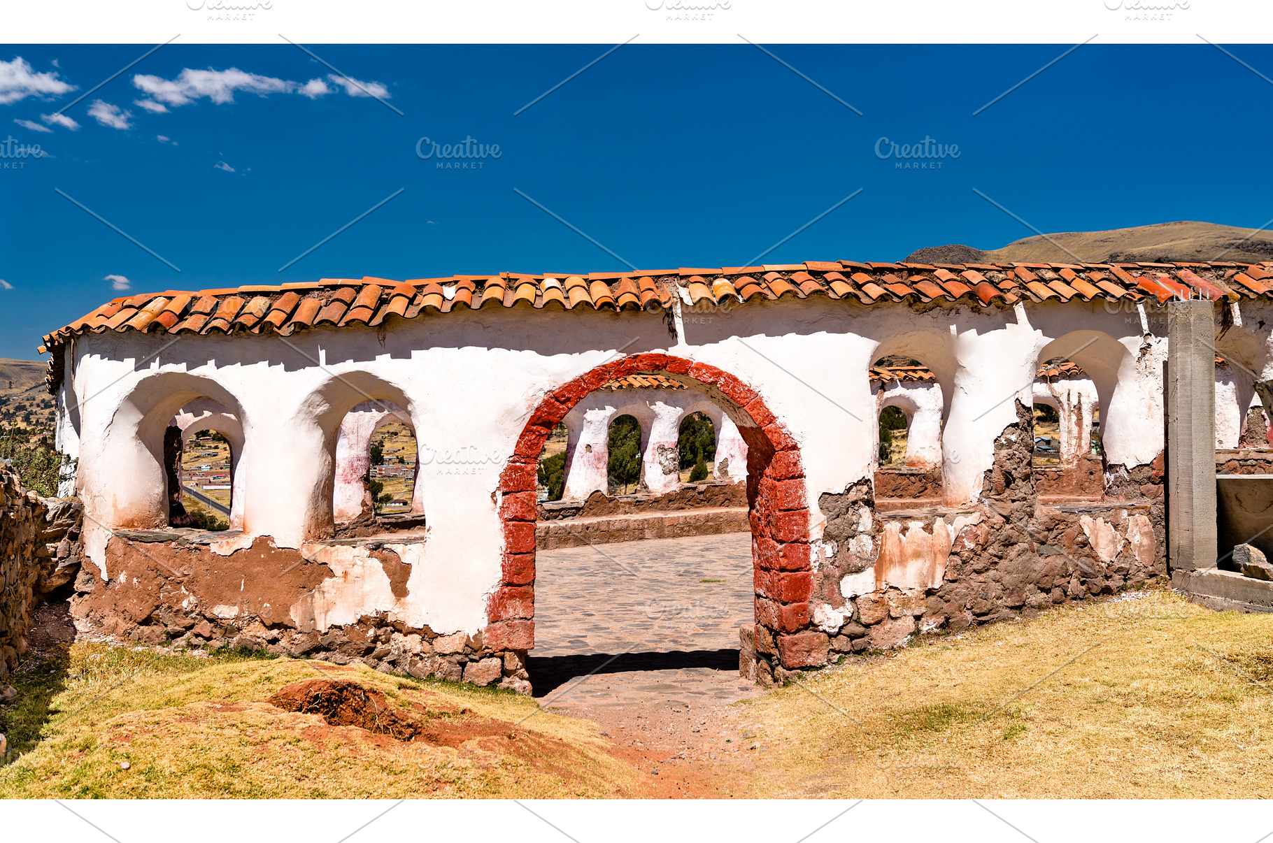 Viewpoint on Lake Titicaca in, an Architecture Photo by Leonid Andronov