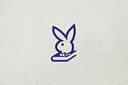 Minimalist Rabbit Library Logo, a Branding & Logo Template by Luxury Logos (Thumbnail 4 of 4)