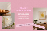 Blush Olive Room Frames Mockups, a Household Mockup by Muse Mockups (Thumbnail 9 of 19)