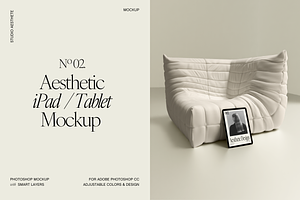 Aesthetic IPad Tablet Mockup No. 02