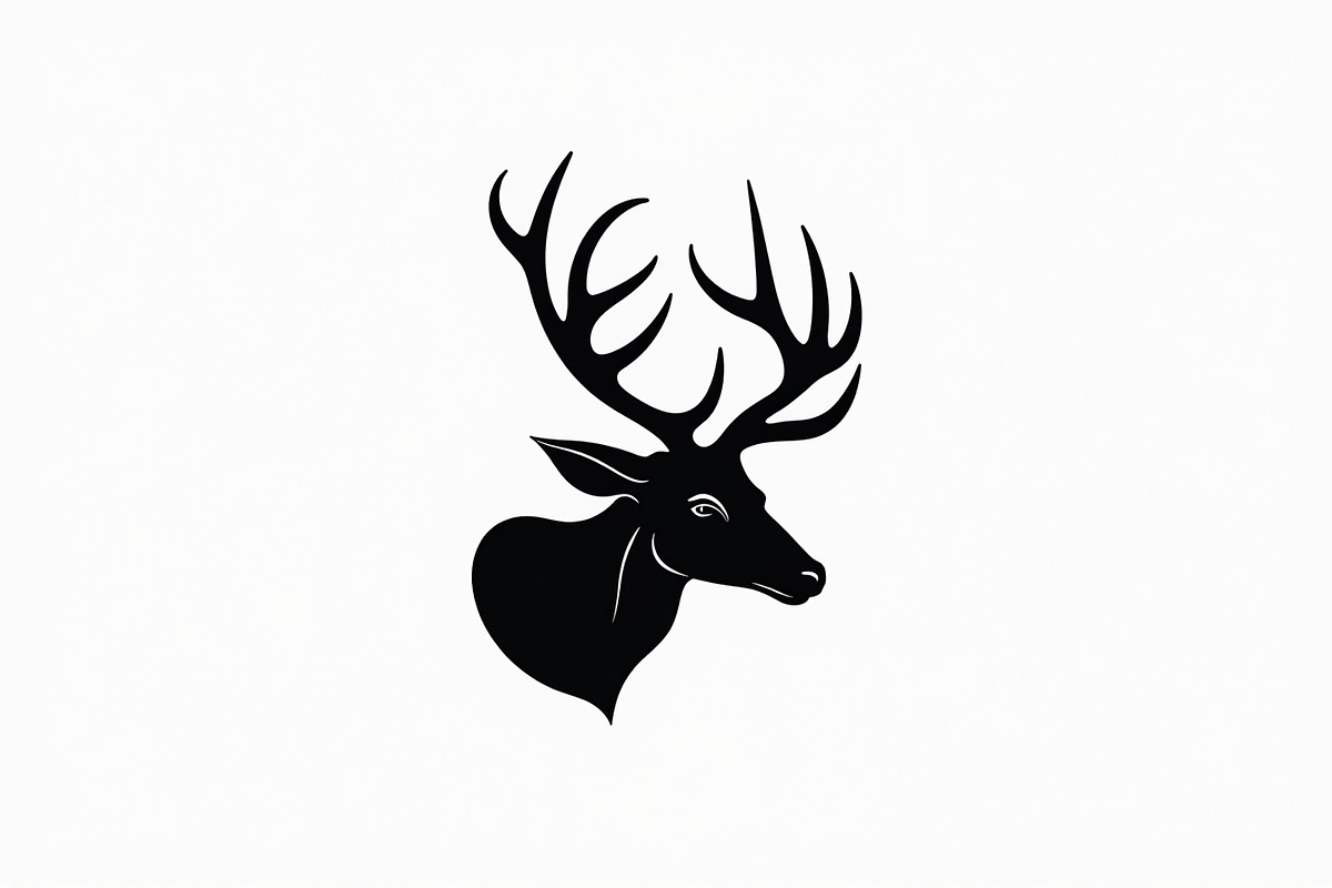 Deer Silhouette Bundle, an Illustration by Designer_Momina (Photo 7 of 7)