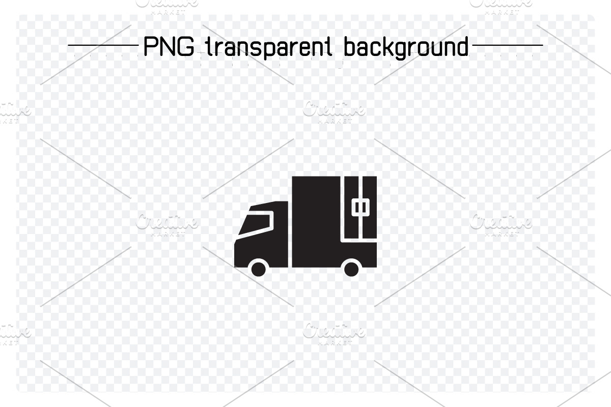 To Truck Van Pickup Car Icons Set, a Transportation Illustration by Designfour (Photo 6 of 7)