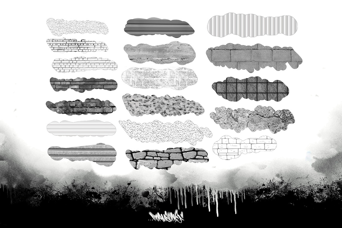 Graffiti Brush Pack For Photoshop, a Brushes & More by Torus1 (Photo 5 of 16)