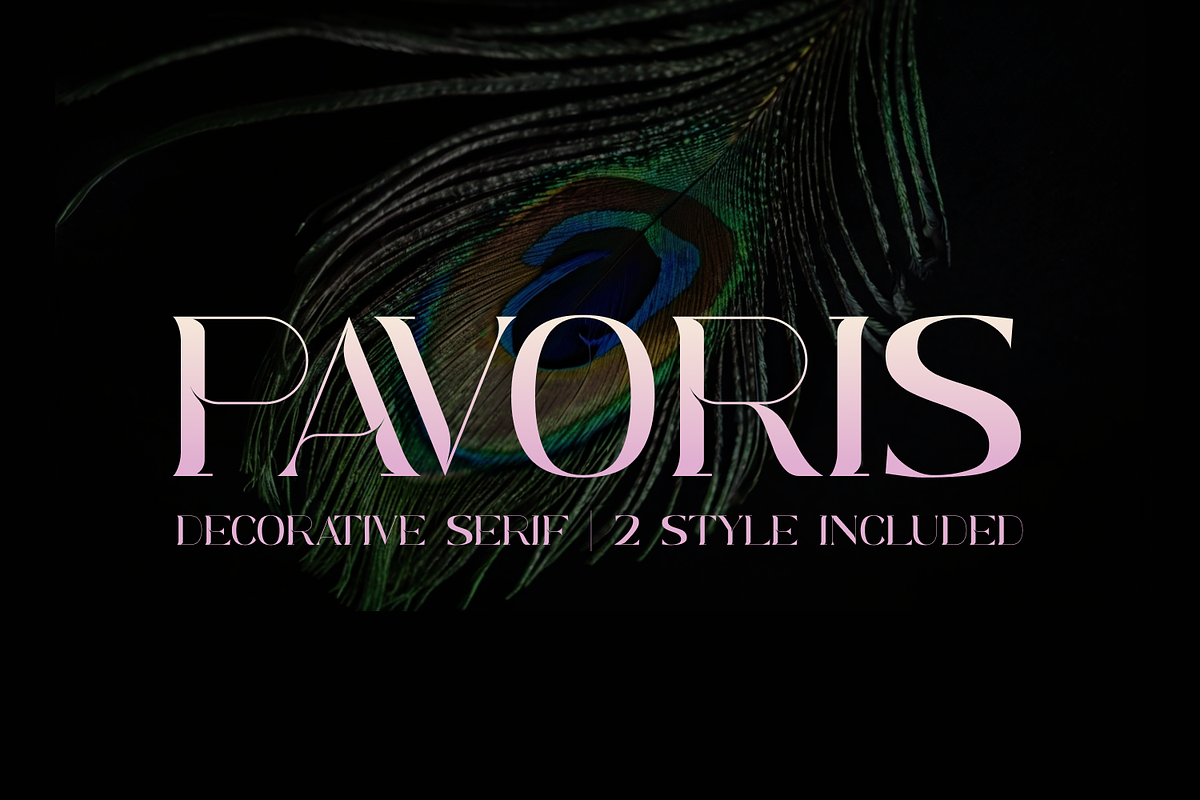 Pavoris, a Serif Font by IWMType (Photo 1 of 7)