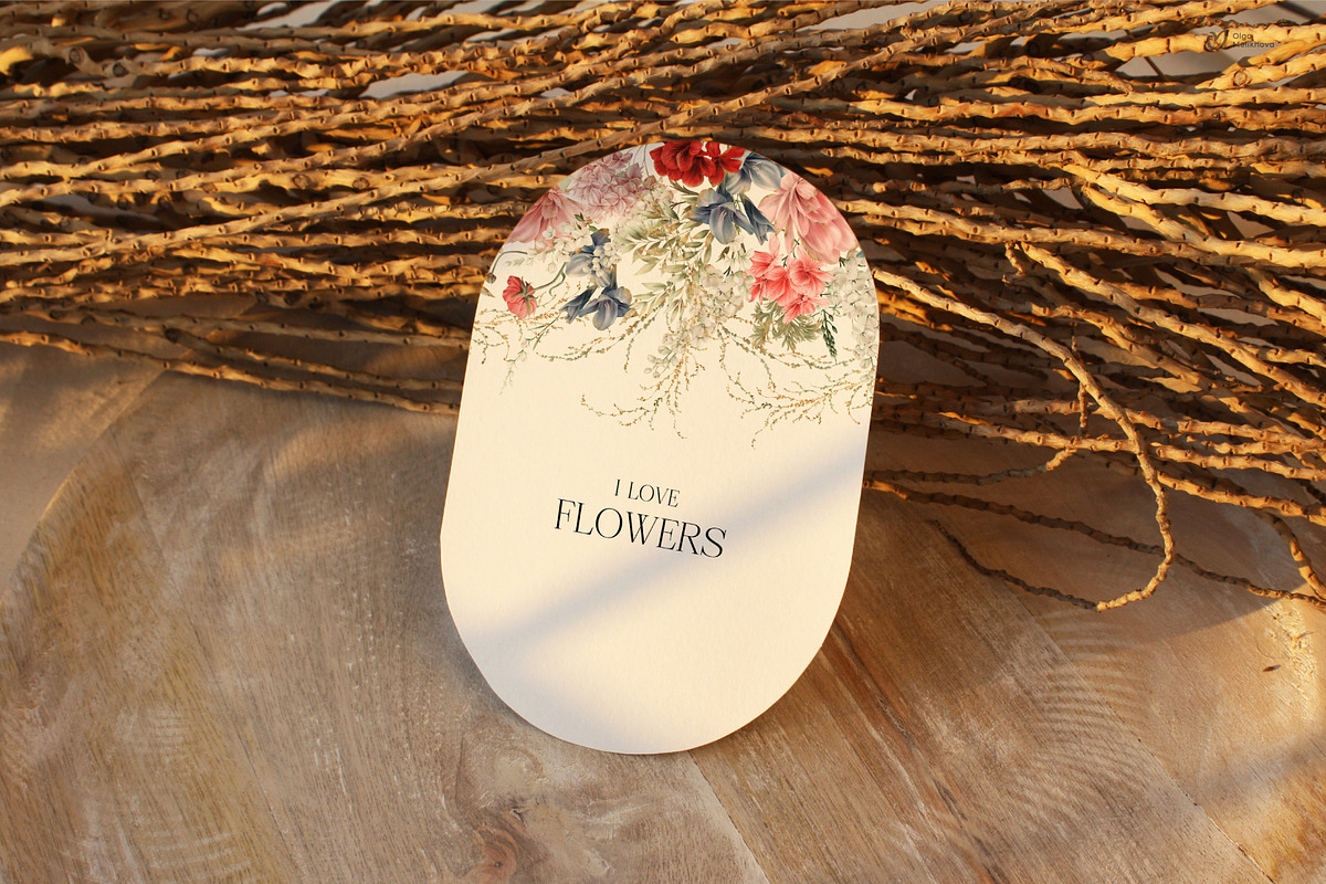 Floral Fragrance, watercolor flowers, a Texture Illustration by ollalya (Photo 6 of 15)