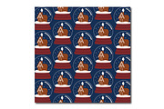 Gingerbread Snow Globes Pattern, a Pattern Graphic by K McCormack Designs (Thumbnail 2 of 4)