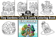 Tiny Gardens Cute & Comfy Coloring, a Decorative Illustration by Coco Bloom (Thumbnail 3 of 4)