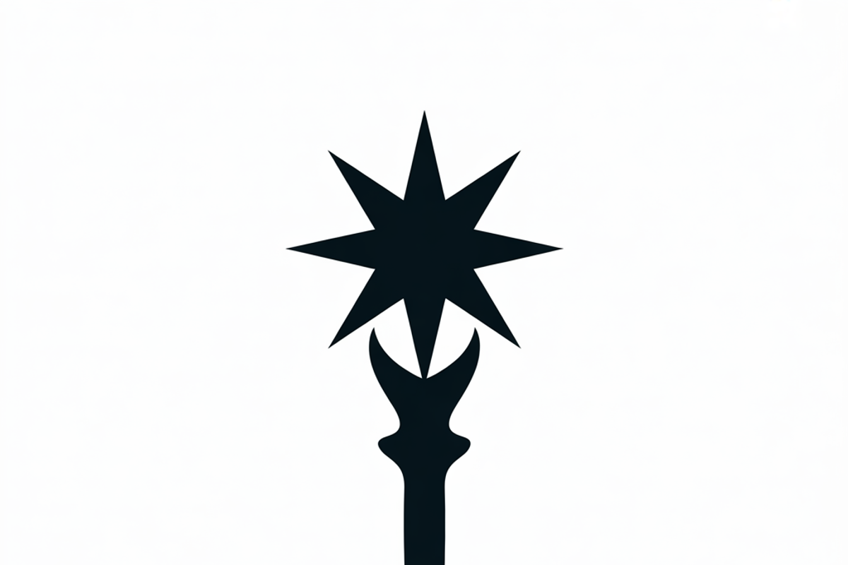 A stylish set of magic wand vector, an Illustration by Amazin_art (Photo 7 of 41)
