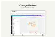 Boho Instagram Feed Canva Templates, a Social Media Template by Cultive Creative (Thumbnail 6 of 13)