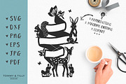Woodland Animals - Cut File Clipart, an Object Graphic by Tommy & Tilly Design (Thumbnail 1 of 5)