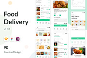 Food Order Delivery Mobile App UI Ki, an App Template by Capi Product (Thumbnail 1 of 9)