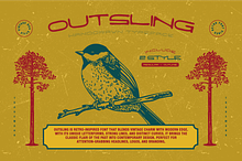 OUTSLING - Handdrawn Font