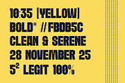 Goola Modern - Bold Extrude Font, a Sans Serif Font by Nirmana Visual (Thumbnail 10 of 15)