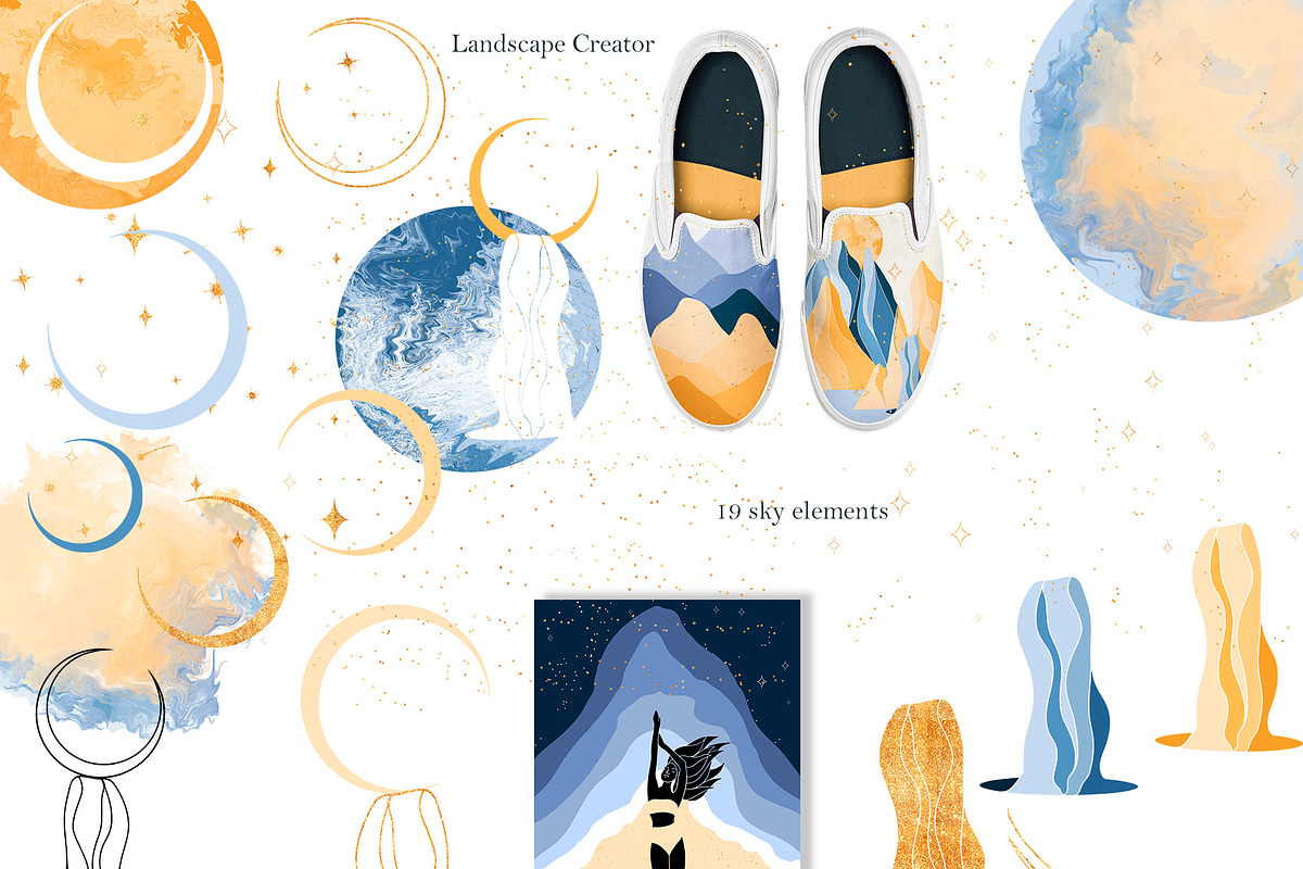 WOMEN ACTIVITIES & LANDSCAPE CREATOR, an Illustration by ArtOLB (Photo 6 of 10)