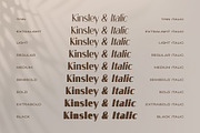 Kinsley - Modern Elegant Sans Serif, a Sans Serif Font by Zafara Studios (Thumbnail 2 of 8)