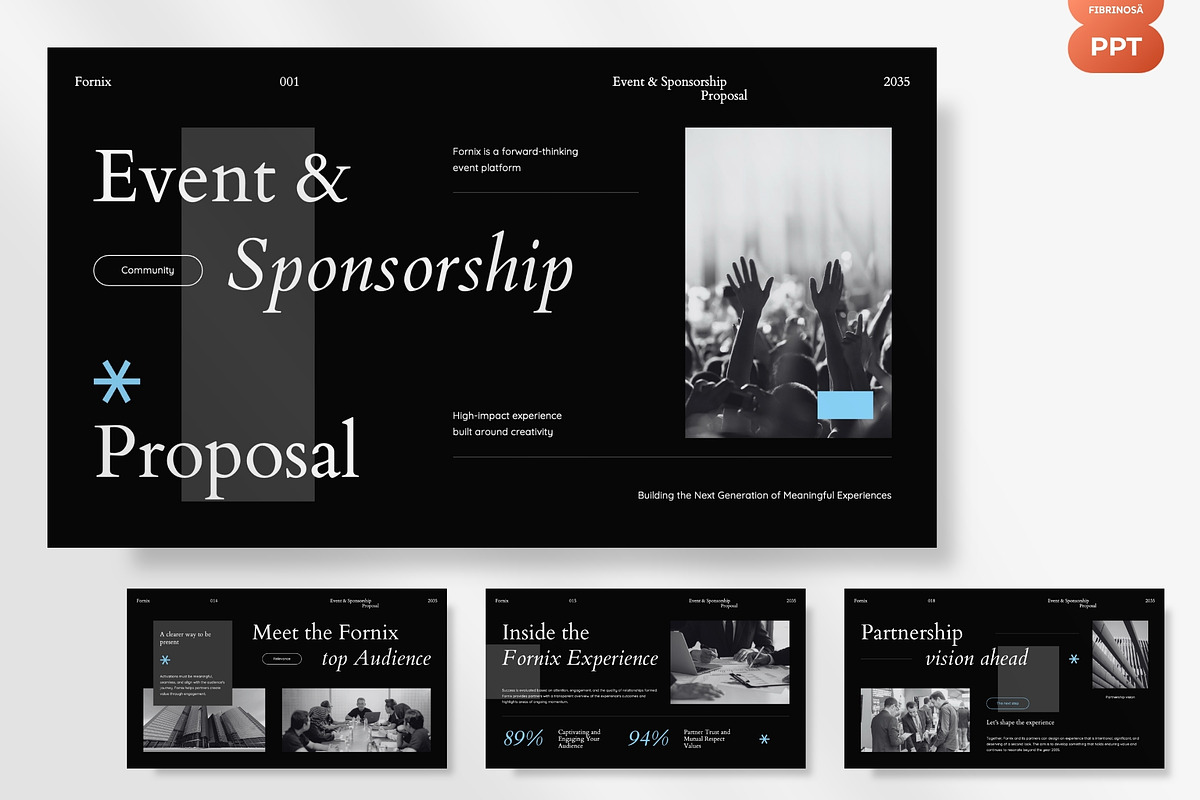 Event & Sponsorship Proposal Deck, a Presentation Template by FIBRINOSÄ (Photo 2 of 7)